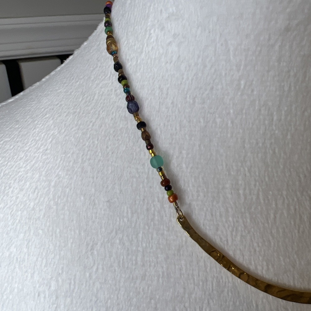 Holly Yashi Gold Plated And Bead Necklace - Picture 2 of 6
